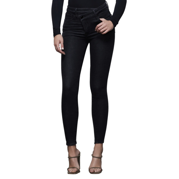 Good American Denim - Good American Good Waist Crossover Skinny Jeans